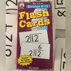 Carson-Dellosa Division Flashcards 0-12
